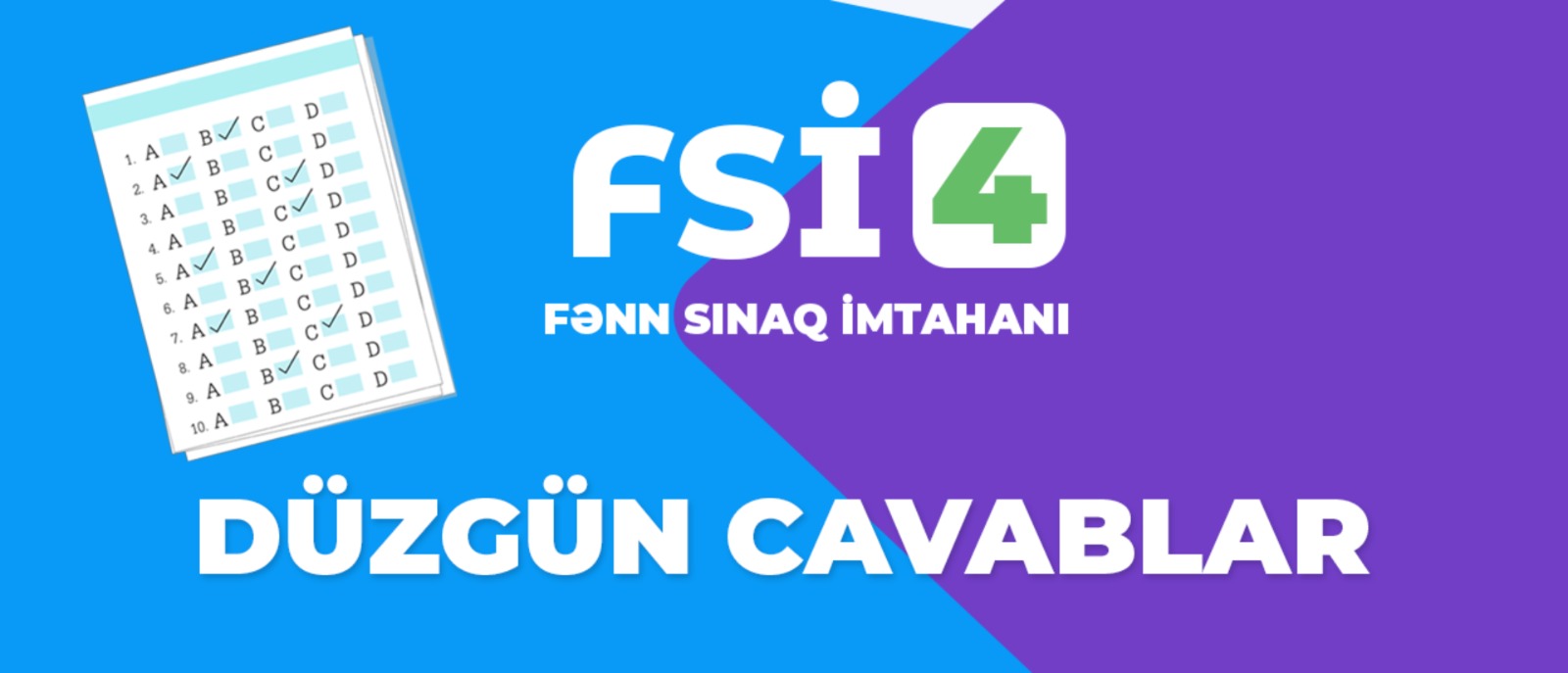 Fənn Sınaq İmtahanı-4 (18 yanvar)